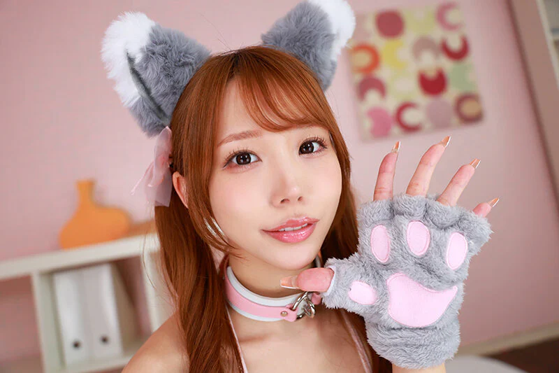【VR】アナタは猫派?犬派?どっちのエリカが好き?どちらの可愛さに溺れるわんニャンささやき淫語シチュエーション-専属- 尾崎えりか - 画像3